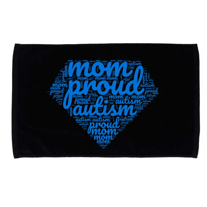 Proud Autism Mom Microfiber Hand Towel