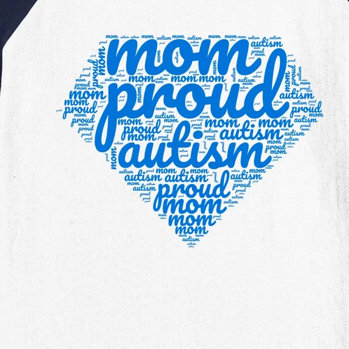 Proud Autism Mom Baseball Sleeve Shirt