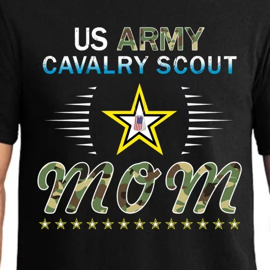 Proud Army Momcool Giftproud Army Cavalry Scout Mom Camouflage Army Gift Pajama Set