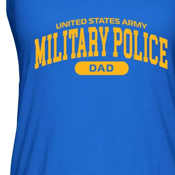 Proud Army Mp Dad Meaningful Gift Ladies Essential Flowy Tank