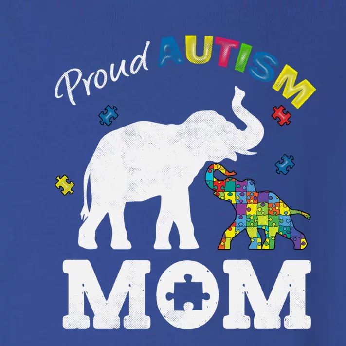 Proud Autism Mom MotherS Day Autism Elephant Mom Cool Gift Toddler Long Sleeve Shirt