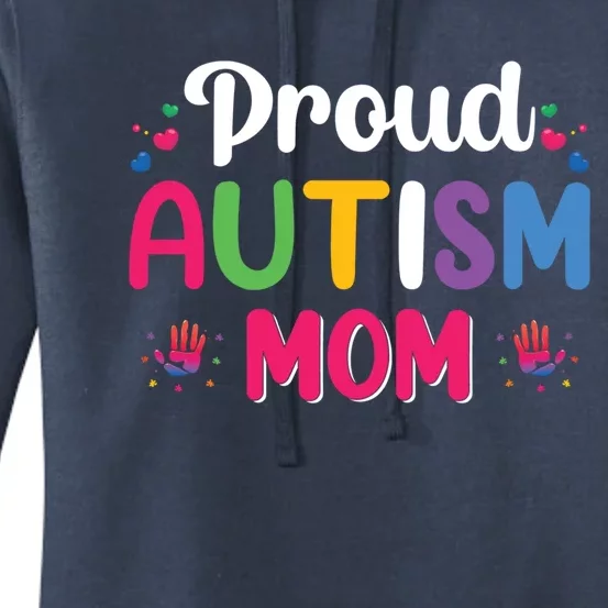 Proud Autism Mom Funny Gift Women's Pullover Hoodie