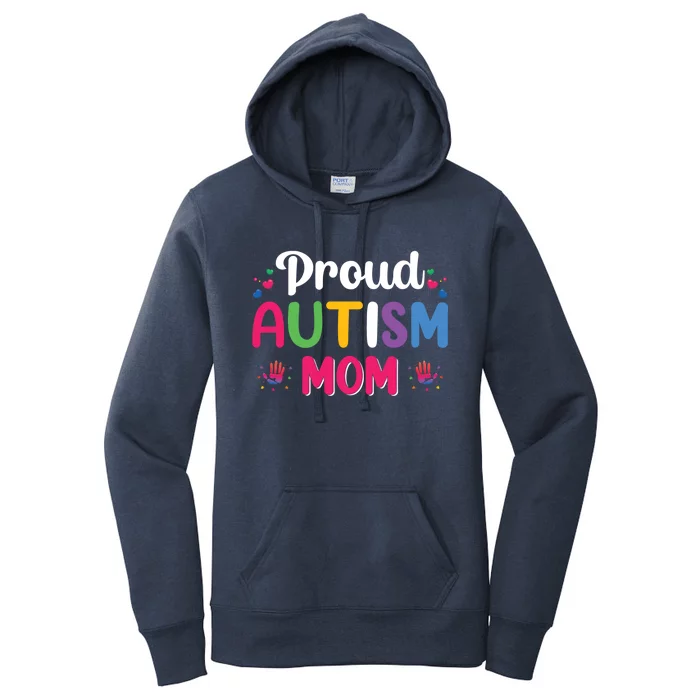 Proud Autism Mom Funny Gift Women's Pullover Hoodie