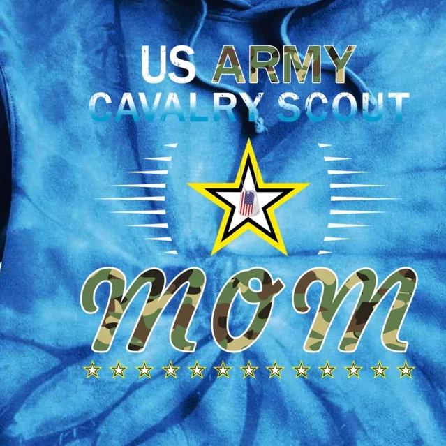 Proud Army Momcute Giftproud Army Cavalry Scout Mom Camouflage Army Gift Tie Dye Hoodie