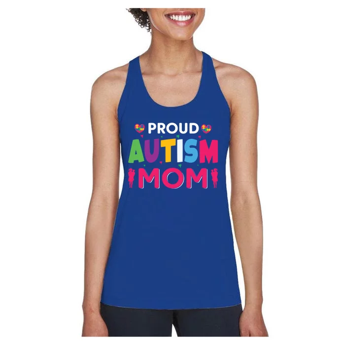 Proud Autism Mom Gift Women's Racerback Tank