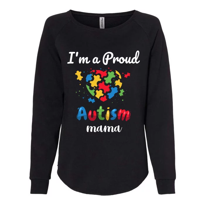 Proud Autism Mom Awareness Love Puzzle Gift Womens California Wash Sweatshirt