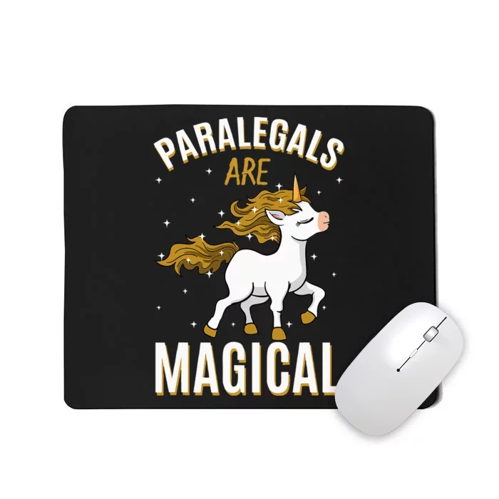 Paralegals Are Magical Unicorn Job Law Profession Mousepad