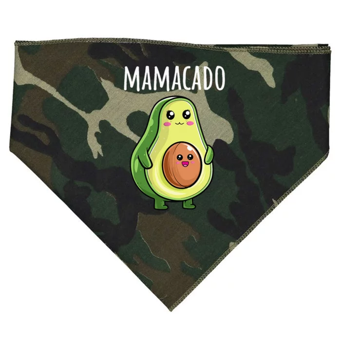 Pregnancy Announcement Mom Funny Mamacado USA-Made Doggie Bandana