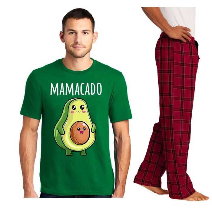 Pregnancy Announcement Mom Funny Mamacado Pajama Set