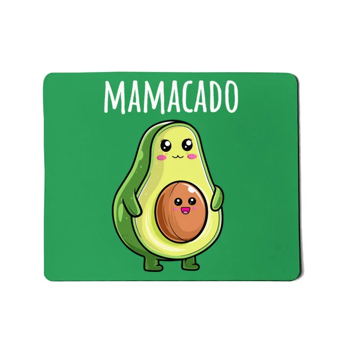 Pregnancy Announcement Mom Funny Mamacado Mousepad