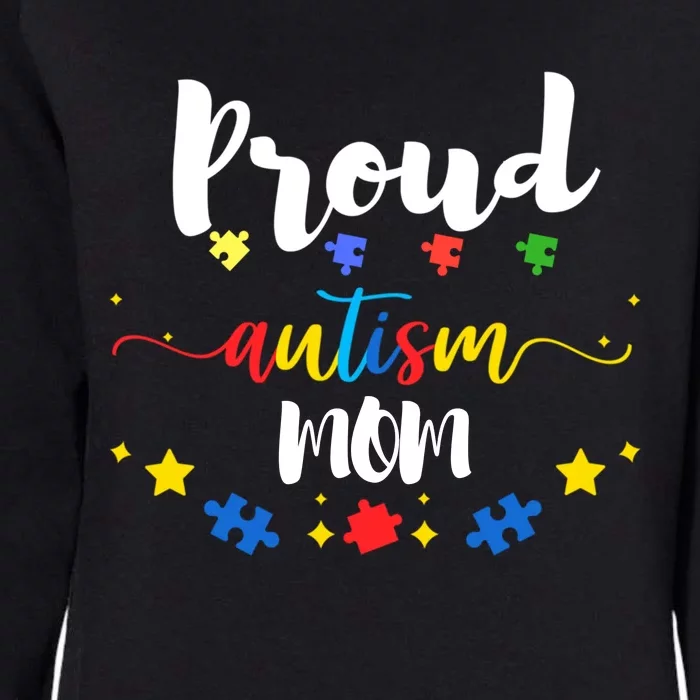 Proud Autism Mom Awareness Puzzle Gift Womens California Wash Sweatshirt