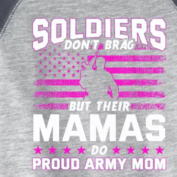 Proud Army Mom Mothers Day Toddler Fine Jersey T-Shirt