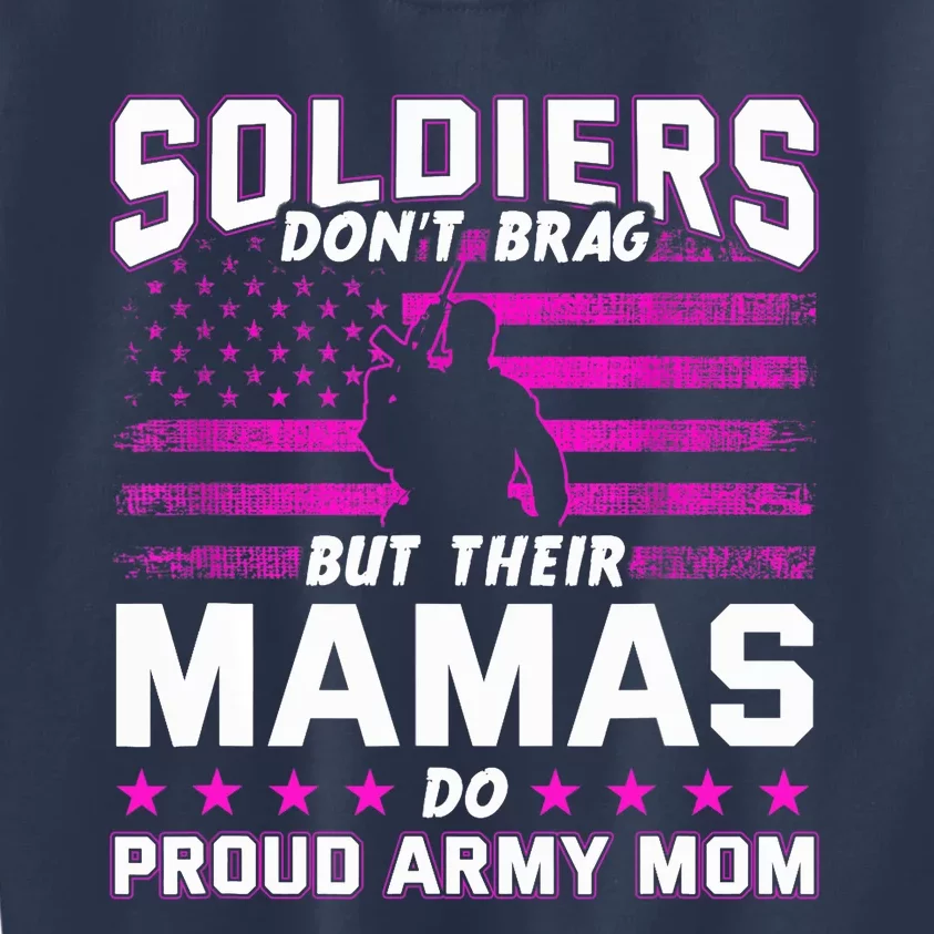 Proud Army Mom Mothers Day Kids Sweatshirt