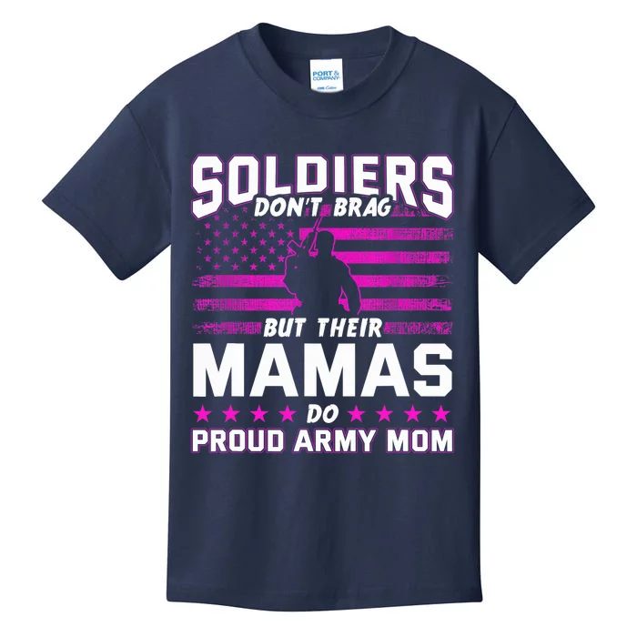 Proud Army Mom Mothers Day Kids T-Shirt