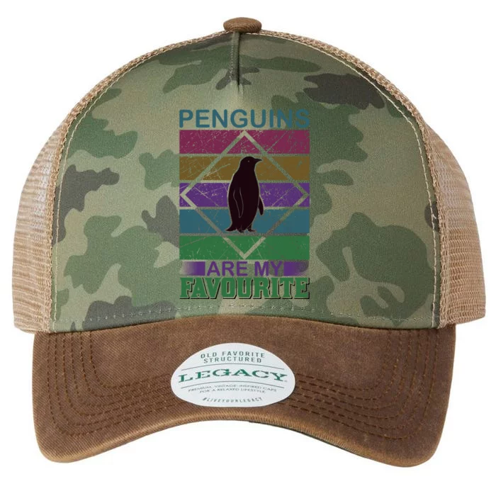 Penguins Are My Favorite Legacy Tie Dye Trucker Hat