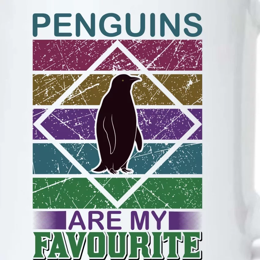 Penguins Are My Favorite Black Color Changing Mug