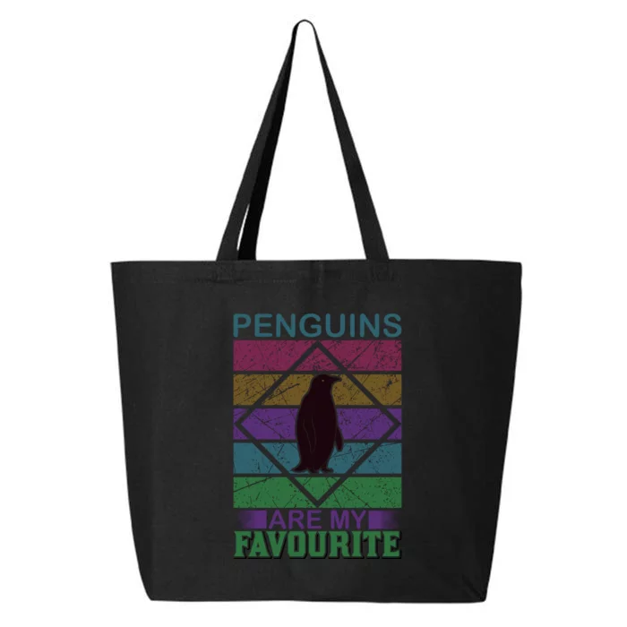 Penguins Are My Favorite 25L Jumbo Tote