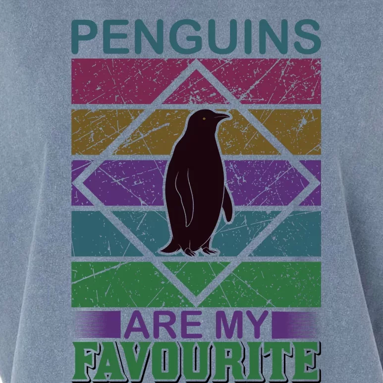 Penguins Are My Favorite Garment-Dyed Women's Muscle Tee