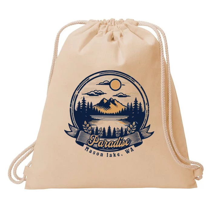 Paradise Associates Mason Lake Drawstring Bag