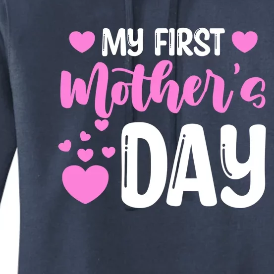 Pregnancy Announcet Mom To Be My First Mothers Day Gift Women's Pullover Hoodie