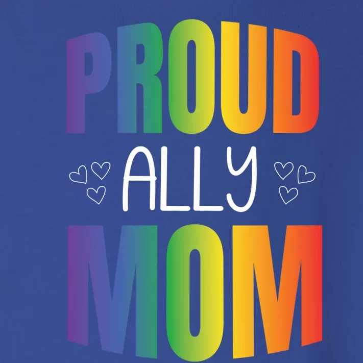 Proud Ally Mom Proud Lgbt Mom Gift Lesbian Pride Lgbtq Ally Meaningful Gift Toddler Long Sleeve Shirt