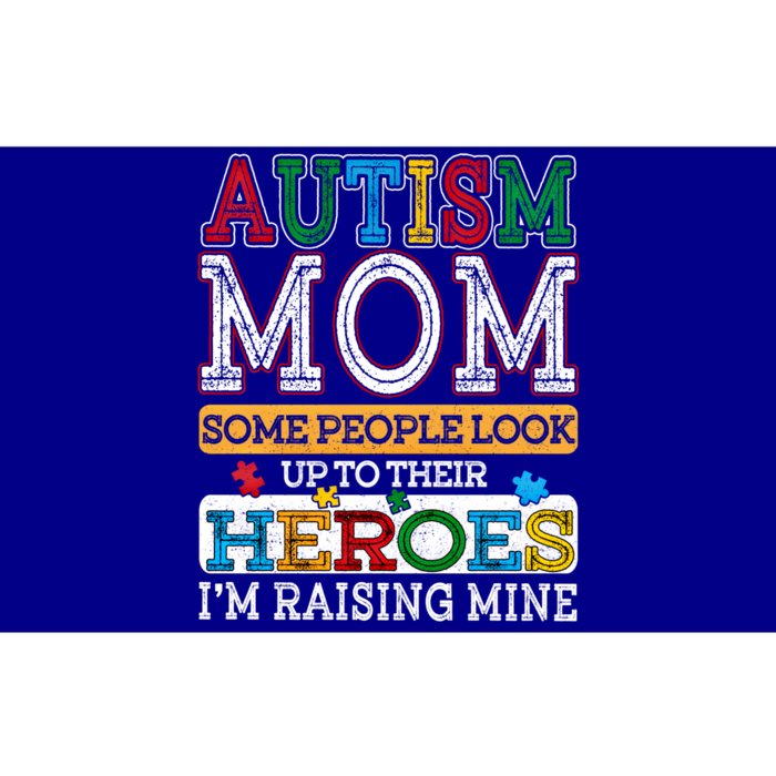 Proud Autism Mom Raising Hero Sped Mom Autism Awareness Cute Gift Bumper Sticker