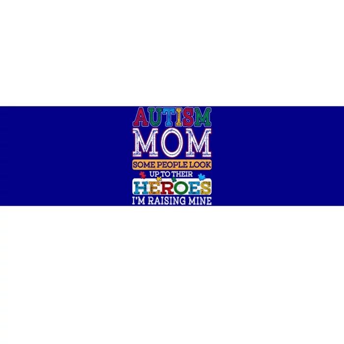 Proud Autism Mom Raising Hero Sped Mom Autism Awareness Cute Gift Bumper Sticker