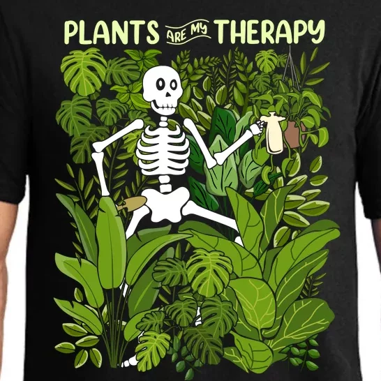 Plants Are My Therapy Pajama Set