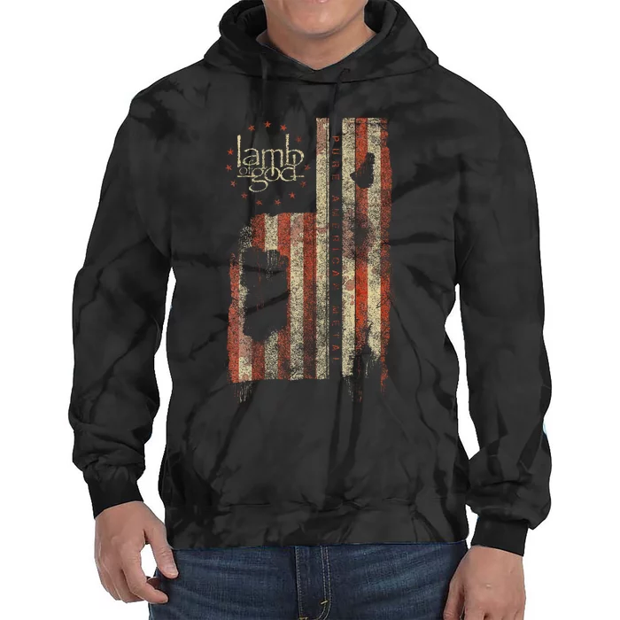 Pure American Metal Flag Tie Dye Hoodie