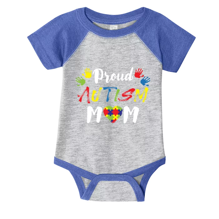 Proud Autism Mom Gift Infant Baby Jersey Bodysuit