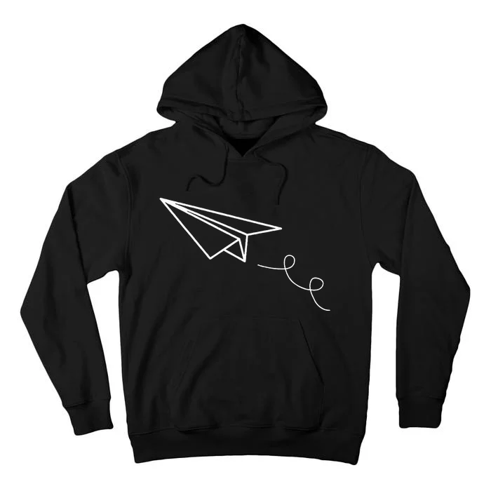 Paper Airplane Master Flight Fying Origami Model Tall Hoodie