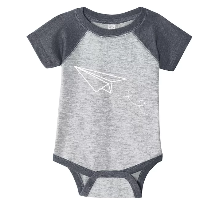 Paper Airplane Master Flight Fying Origami Model Infant Baby Jersey Bodysuit