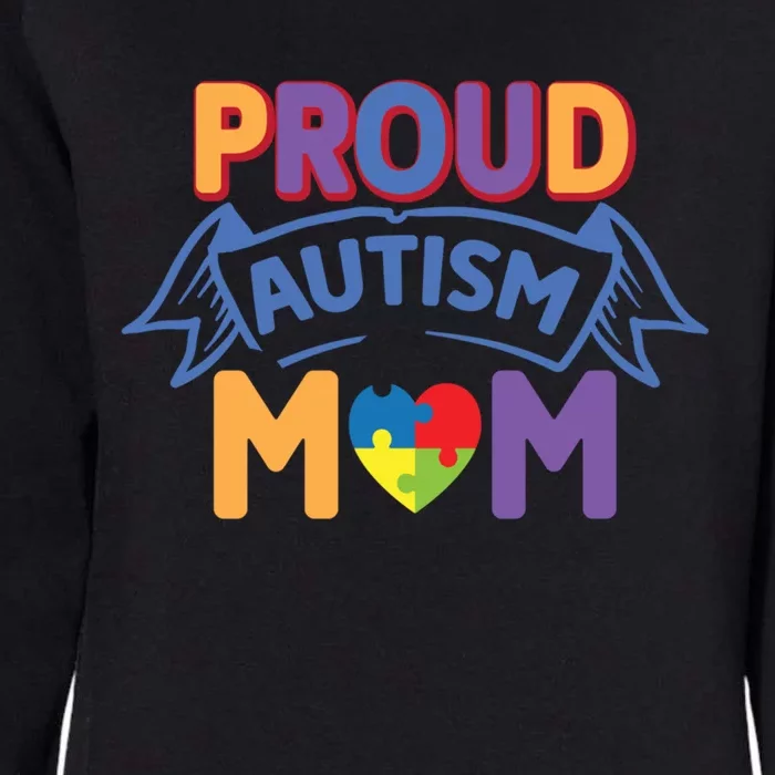 Proud Autism Mom Awareness Gift Womens California Wash Sweatshirt