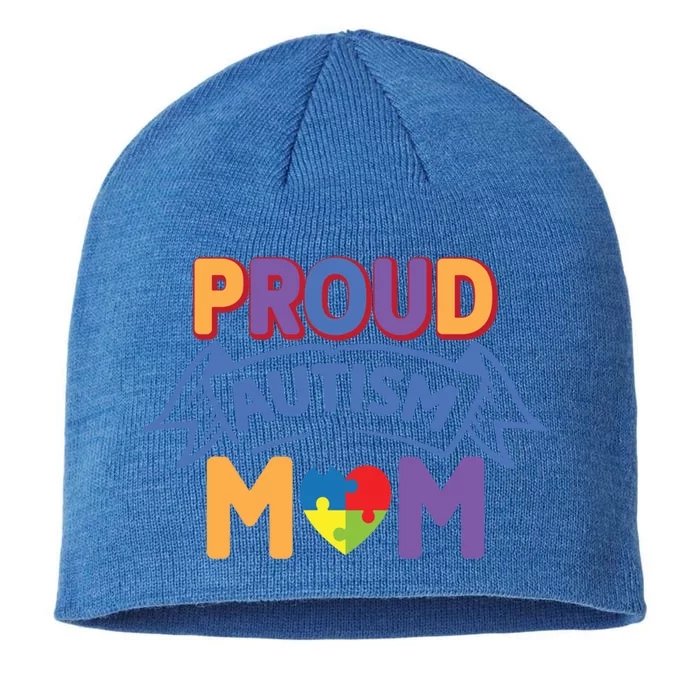 Proud Autism Mom Awareness Gift 8 1/2in Sustainable Knit Beanie