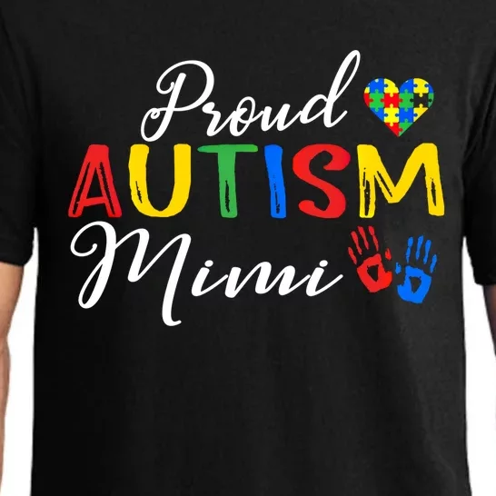 Proud Autism Mimi Autism Awareness Month Autistic Support Gift Pajama Set