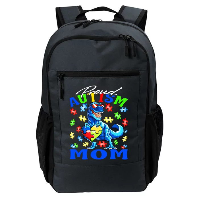 Proud Autism Mom Dinosaur Autism Awareness Gift Daily Commute Backpack