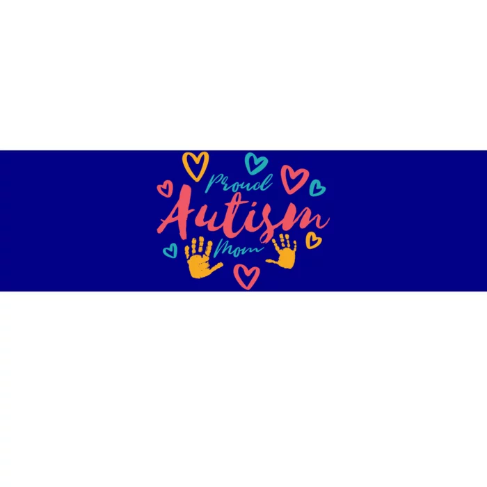 Proud Autism Mom Gift Bumper Sticker