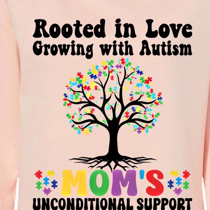 Proud Autism Mom Puzzle Tree Autism Awareness Month Great Gift Womens California Wash Sweatshirt