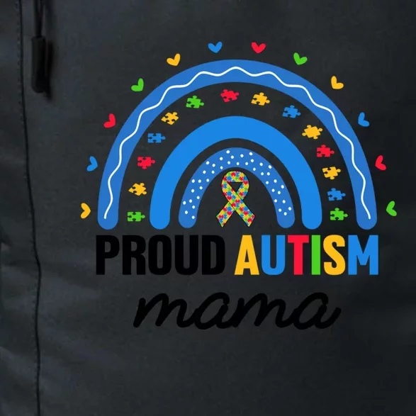 Proud Autism Mama Rainbow Asd Autistic Autism Awareness Mama Gift Daily Commute Backpack