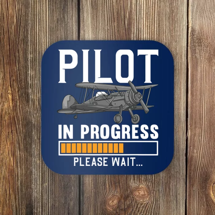 Pilot Art Men Women Airline Future Pilot Aviation Airplane Coaster