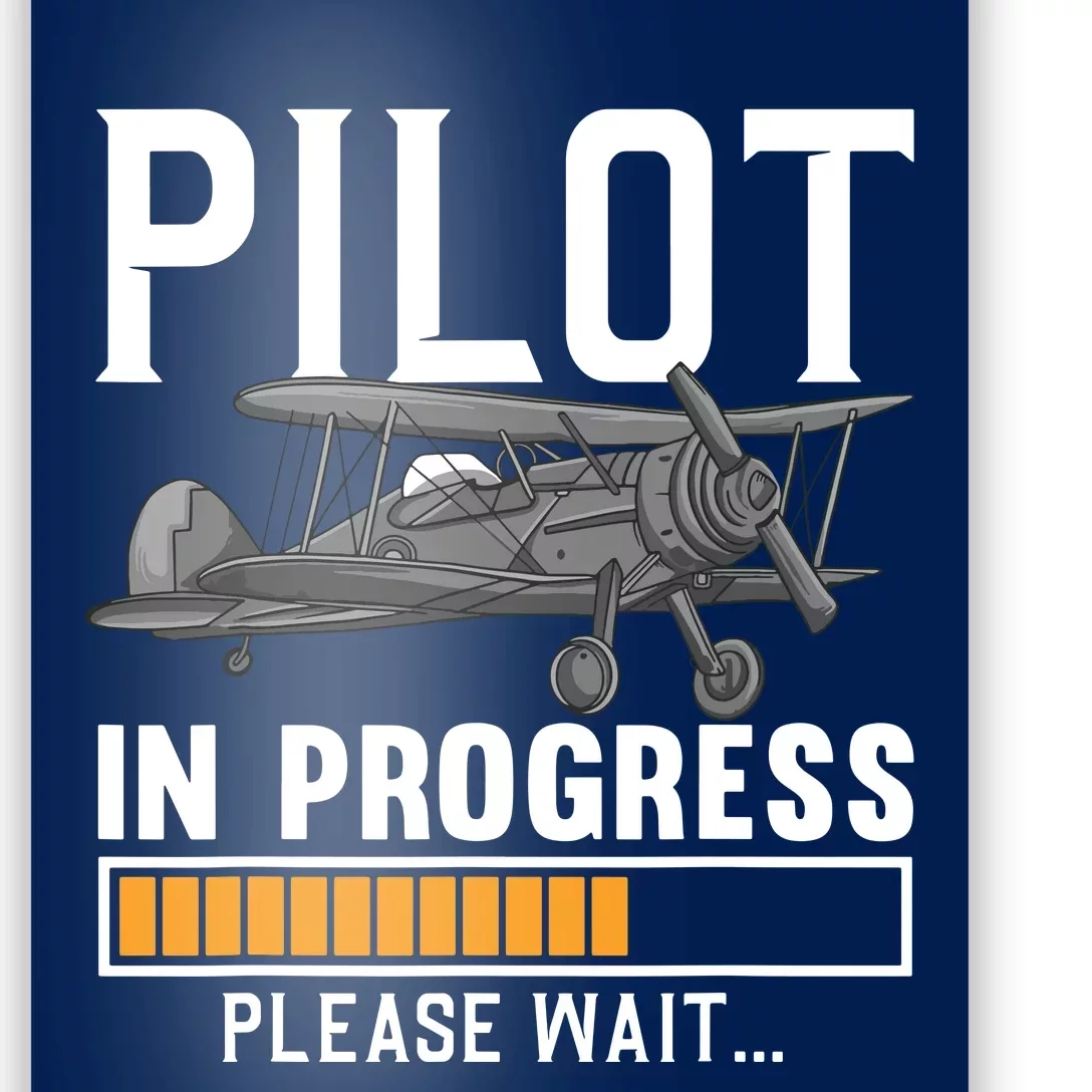 Pilot Art Men Women Airline Future Pilot Aviation Airplane Poster