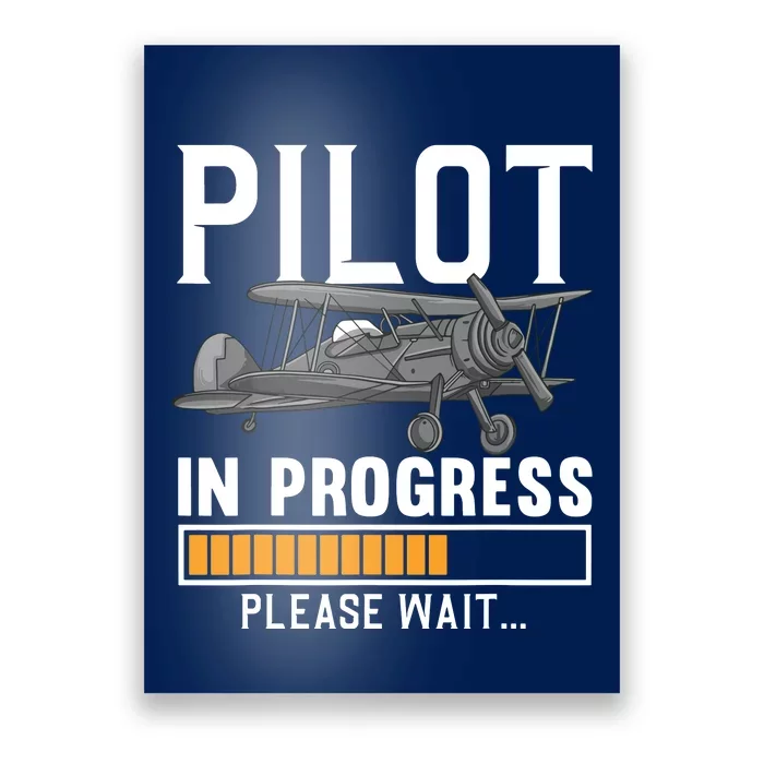 Pilot Art Men Women Airline Future Pilot Aviation Airplane Poster