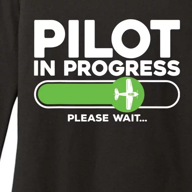 Pilot Art Men Women Airline Future Pilot Aviation Airplane Womens CVC Long Sleeve Shirt