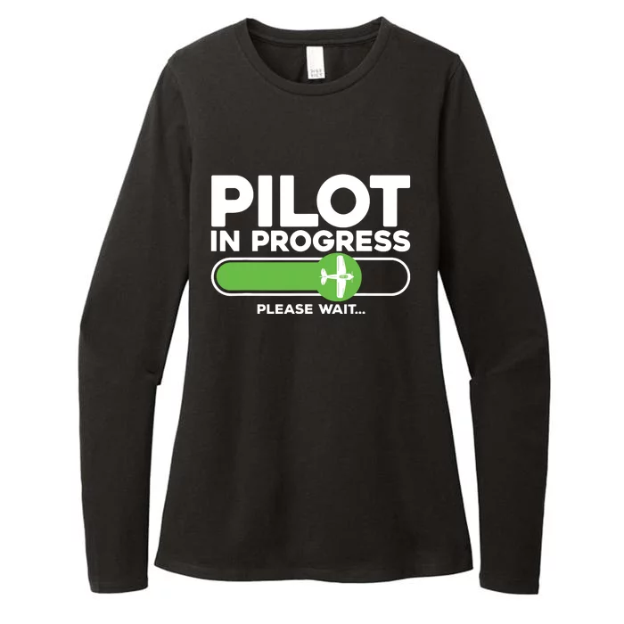 Pilot Art Men Women Airline Future Pilot Aviation Airplane Womens CVC Long Sleeve Shirt