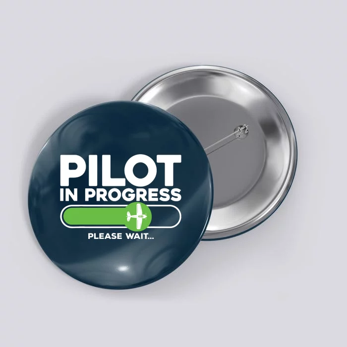 Pilot Art Men Women Airline Future Pilot Aviation Airplane Button