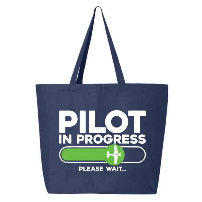 Pilot Art Men Women Airline Future Pilot Aviation Airplane 25L Jumbo Tote