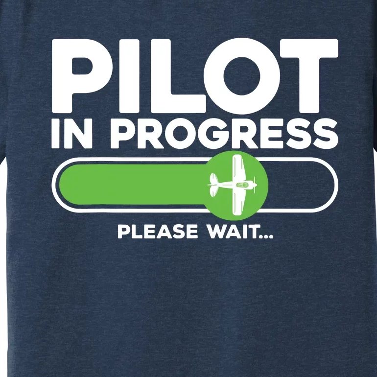 Pilot Art Men Women Airline Future Pilot Aviation Airplane Premium T-Shirt