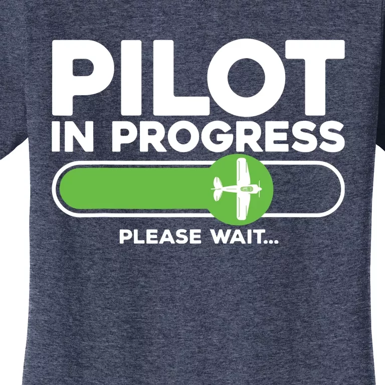 Pilot Art Men Women Airline Future Pilot Aviation Airplane Women's T-Shirt