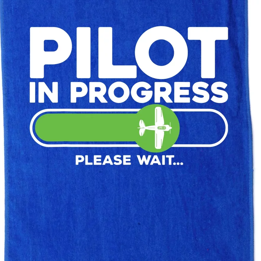 Pilot Art Men Women Airline Future Pilot Aviation Airplane Platinum Collection Golf Towel