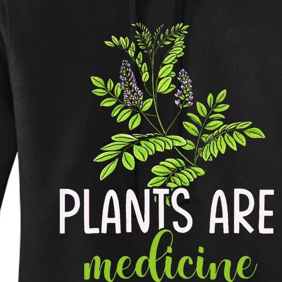 Plants Are Medicine Herbal Herbalist Women's Pullover Hoodie